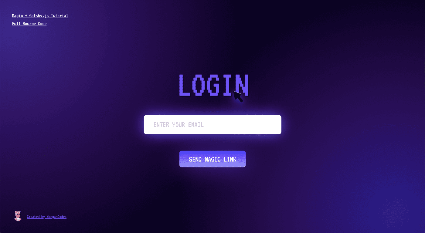 Plug-and-play Passwordless Authentication with Magic and Gatsby.js